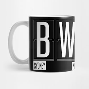 BWU - Sydney Airport Code Souvenir or Gift Shirt Apparel Mug